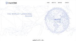 Desktop Screenshot of linguistixtank.com